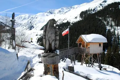 Kaiser-Franz-Josef Hütten im Winter
