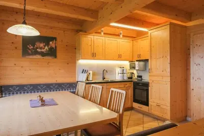 Küche/Küchenzeile in der Unterkunft Chalet Brechhorn Landhaus