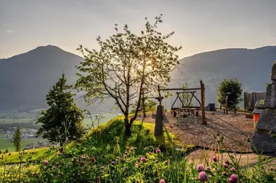 Naturlandschaft in der Nähe des Ferienhauses