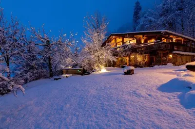 Luxus-Chalet Mühlermoos im Winter
