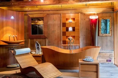 Grundriss der Unterkunft Luxus-Chalet Mühlermoos