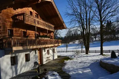 Bauernhaus Unterleming im Winter
