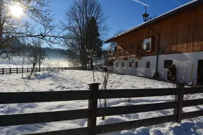 Bauernhaus Unterleming im Winter