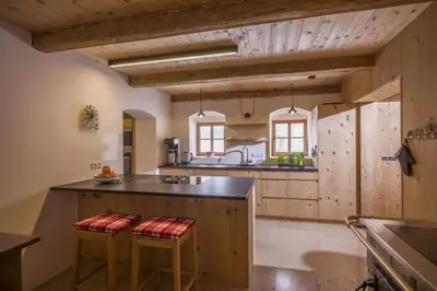 Küche/Küchenzeile in der Unterkunft Bauernhaus Unterleming