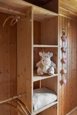 Ein Bett oder Betten in einem Zimmer der Unterkunft Chalet PRAMA