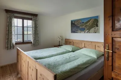 Ein Bett oder Betten in einem Zimmer der Unterkunft Chalet PRAMA