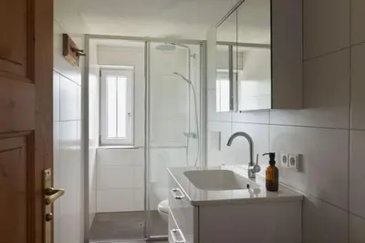 Ein Badezimmer in der Unterkunft Chalet PRAMA