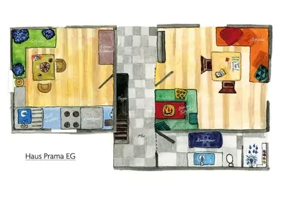 Grundriss der Unterkunft Chalet PRAMA