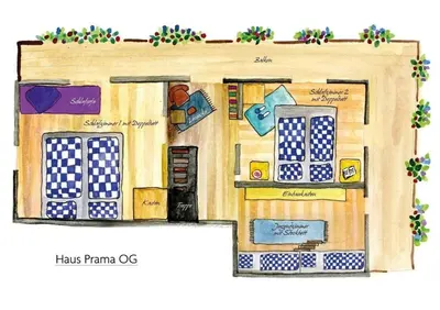 Grundriss der Unterkunft Chalet PRAMA