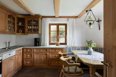 Küche/Küchenzeile in der Unterkunft Chalet PRAMA