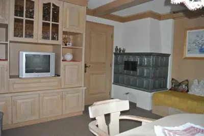 Küche/Küchenzeile in der Unterkunft Bauernhaus Hollersbach