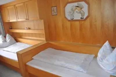 Ein Bett oder Betten in einem Zimmer der Unterkunft Bauernhaus Hollersbach