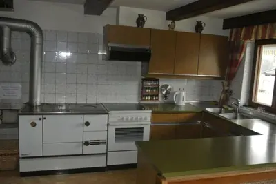 Küche/Küchenzeile in der Unterkunft Bauernhaus Hollersbach