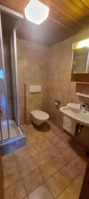 Ein Badezimmer in der Unterkunft Wöscherhof