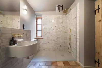 Ein Badezimmer in der Unterkunft Das Krämerhaus by Alpine Host Helpers