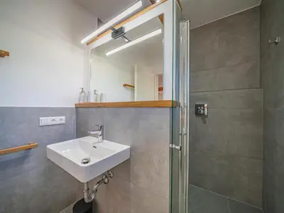 Ein Badezimmer in der Unterkunft Haus Bergstille Top 1 - 2