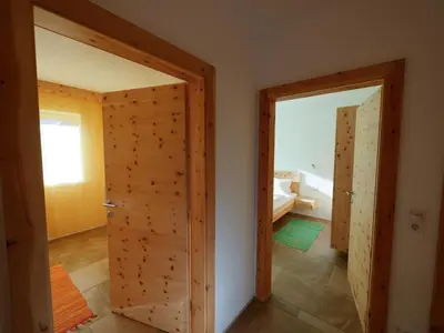 Ein Bett oder Betten in einem Zimmer der Unterkunft Haus am Sonnenhang