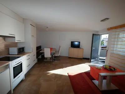 Küche/Küchenzeile in der Unterkunft Haus am Sonnenhang