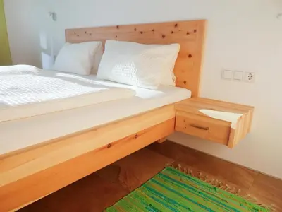 Ein Bett oder Betten in einem Zimmer der Unterkunft Haus am Sonnenhang