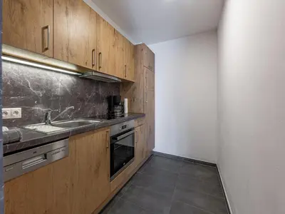 Küche/Küchenzeile in der Unterkunft Modern apartment in Jochberg on ski-slope