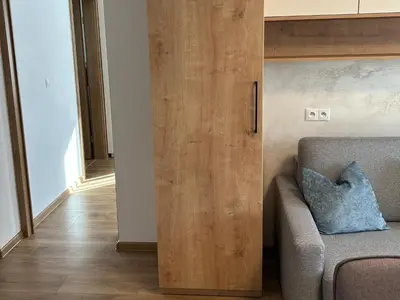 Ein Sitzbereich in der Unterkunft Apartment with ski lift right outside the door