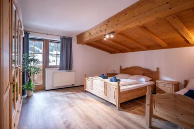 Ein Bett oder Betten in einem Zimmer der Unterkunft Residenz am Sonnenhang Wildschönau