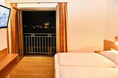 Ein Bett oder Betten in einem Zimmer der Unterkunft Appartements neben der Gondelbahn - Haus Nord