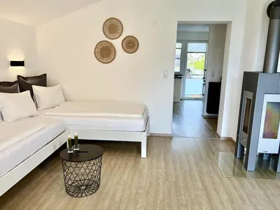Ein Bett oder Betten in einem Zimmer der Unterkunft Appartement Mona