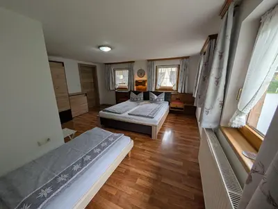 Ein Bett oder Betten in einem Zimmer der Unterkunft Lipperhof