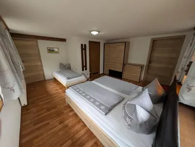 Ein Bett oder Betten in einem Zimmer der Unterkunft Lipperhof