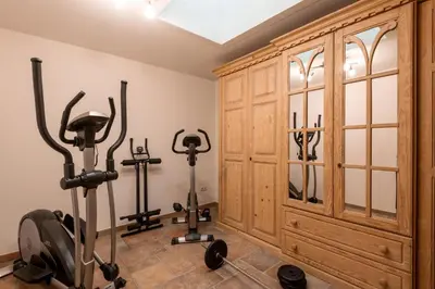 Das Fitnesscenter und/oder die Fitnesseinrichtungen in der Unterkunft Kaiserapart Karin
