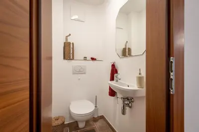 Ein Badezimmer in der Unterkunft Kaiserapart Karin