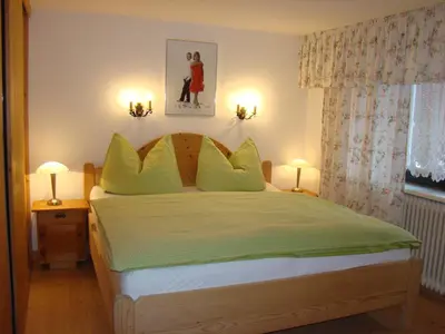 Ein Bett oder Betten in einem Zimmer der Unterkunft Haus Waldrand