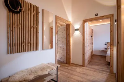 Ein Bett oder Betten in einem Zimmer der Unterkunft S'Mitterer
