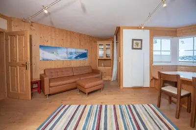 Ein Sitzbereich in der Unterkunft Haus 129 Top 2