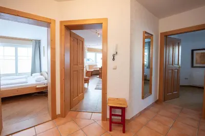 Ein Bett oder Betten in einem Zimmer der Unterkunft Haus 129 Top 2
