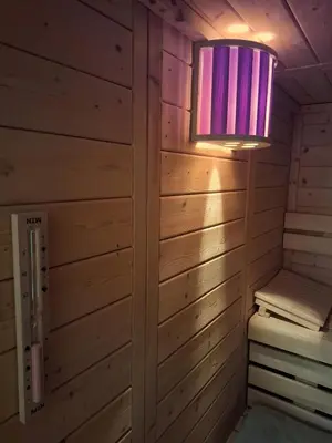 Ein Bett oder Betten in einem Zimmer der Unterkunft Ferienwohnung mit Bergkulisse