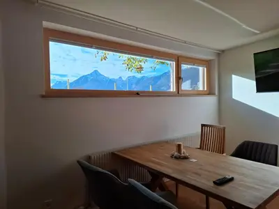 TV/Unterhaltungsangebot in der Unterkunft Ferienwohnung mit Bergkulisse