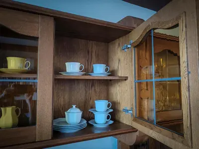 Kaffee-/Teezubehör in der Unterkunft Ferienwohnung Doppelreiter
