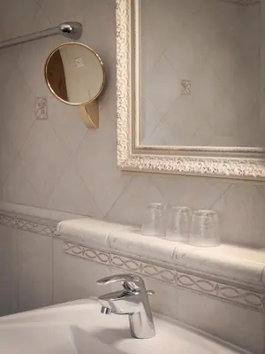 Ein Badezimmer in der Unterkunft Ferienwohnung Doppelreiter