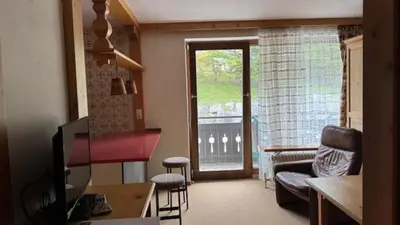 Ein Sitzbereich in der Unterkunft Wohnung Melchior bei Sterngucker