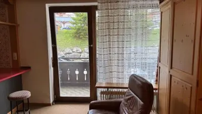 Ein Sitzbereich in der Unterkunft Wohnung Melchior bei Sterngucker