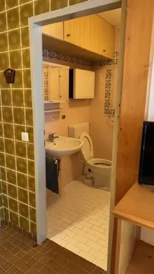Ein Badezimmer in der Unterkunft Wohnung Melchior bei Sterngucker