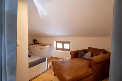 Ein Bett oder Betten in einem Zimmer der Unterkunft 4-Jahreszeiten
