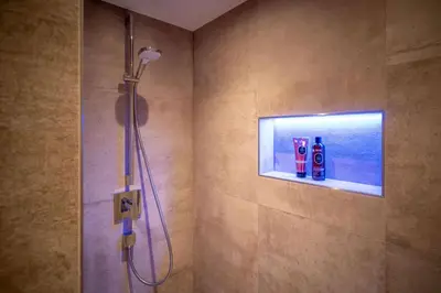 Ein Badezimmer in der Unterkunft Ferienhaus Spitaler