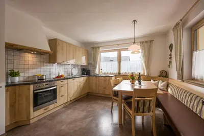 Küche/Küchenzeile in der Unterkunft Ferienhaus Spitaler