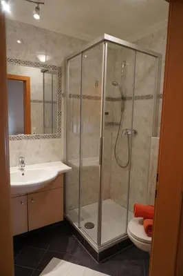 Ein Badezimmer in der Unterkunft Gasthof Haidbach
