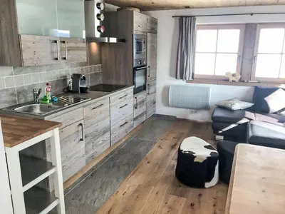 Küche/Küchenzeile in der Unterkunft Apartment Almchalet Zillertal-3 by Interhome