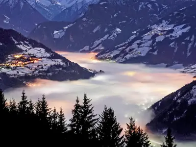 Naturlandschaft in der Nähe der Ferienwohnung
