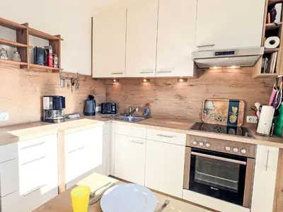 Küche/Küchenzeile in der Unterkunft Apartment Haus Borzner by Interhome